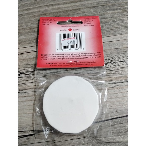 Ceramic Pot Watcher Chef Design Help Prevent Boil Over Boil Alert Pot Minder NEW - Picture 4 of 5